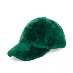 Maximilian Luxurious Shearling Baseball Cap NEW